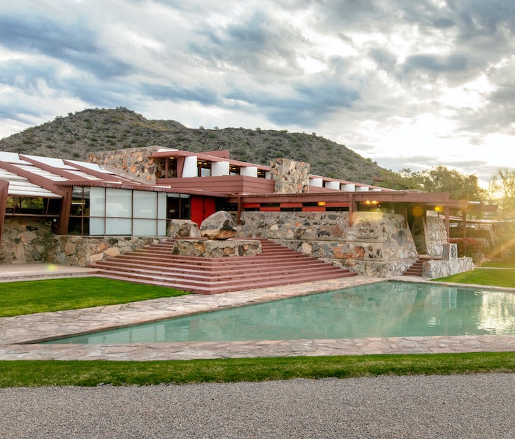 taliesin west at sunset