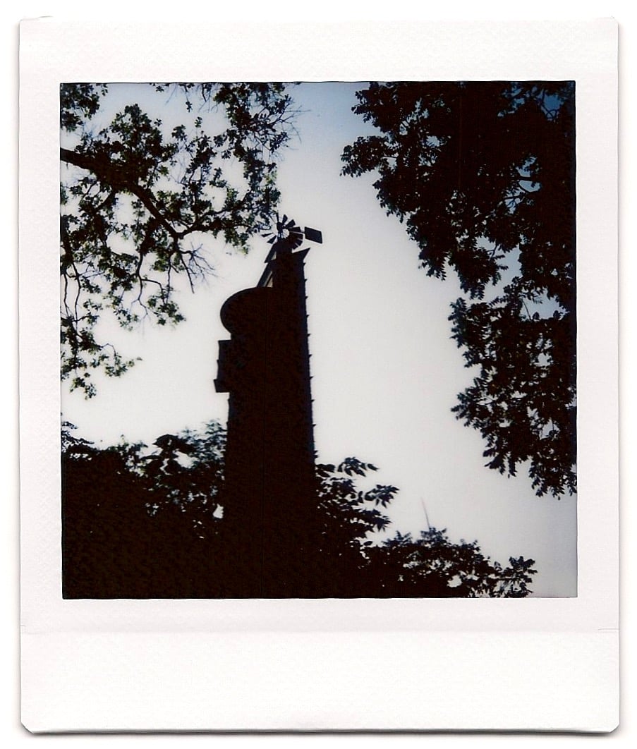 Romeo and Juliet windmill at dusk