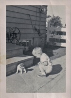 Olfactory memories are among the most persistent. The author as a toddler with his puppy, Shorty Bow Wow.