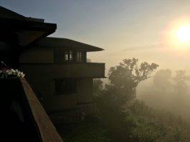 Sunrise at Taliesin is rich with the aromas of the fields and pond.