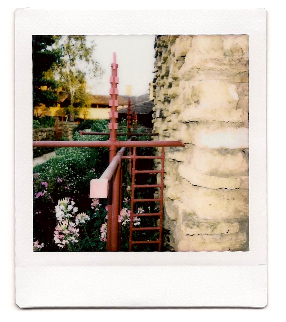 Decorative pipes in the Taliesin garden