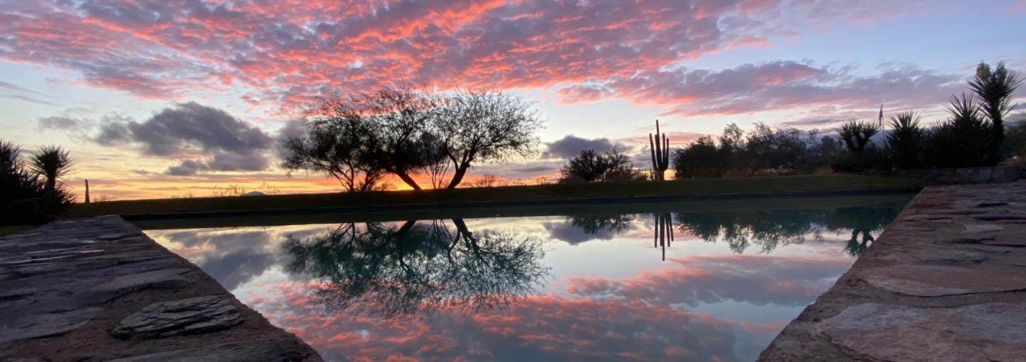 Sunset on the Prow of Taliesin West