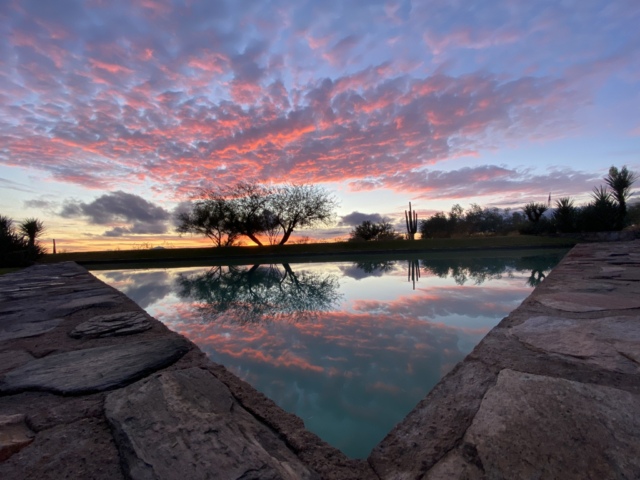 Sunset on the Prow of Taliesin West