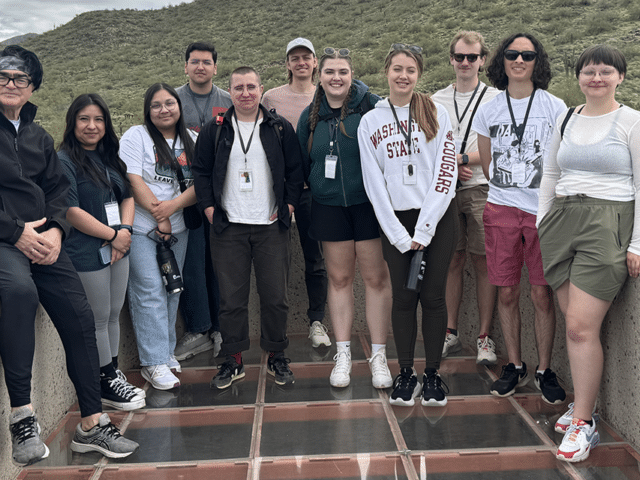 WSU students at Taliesin West