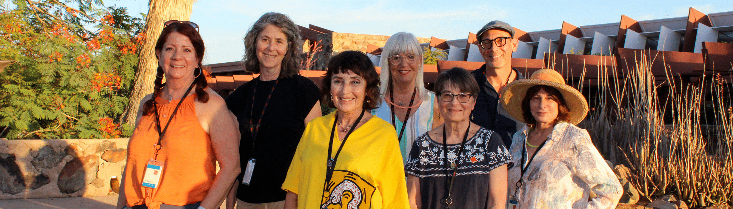 volunteer group at Taliesin West