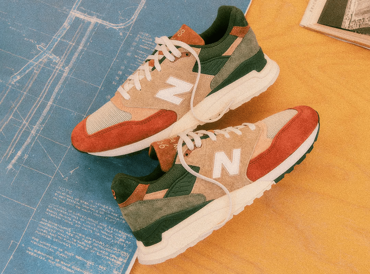 Kith x New Balance 998 Broadacre City Frank Lloyd Wright sneaker