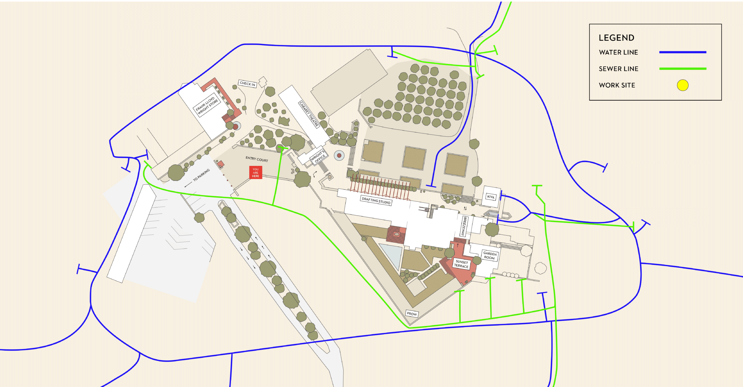 map of work